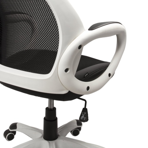Кресло компьютерное Brabix Premium Genesis EX-517 сетка/ткань, черное 531573 фото 6